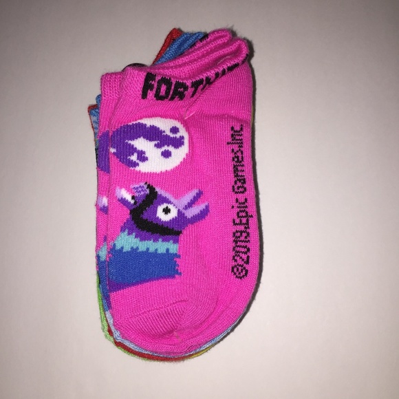 Girls Fortnite Cuddle Team 6 Pr Socks S/M NEW - Picture 3 of 5